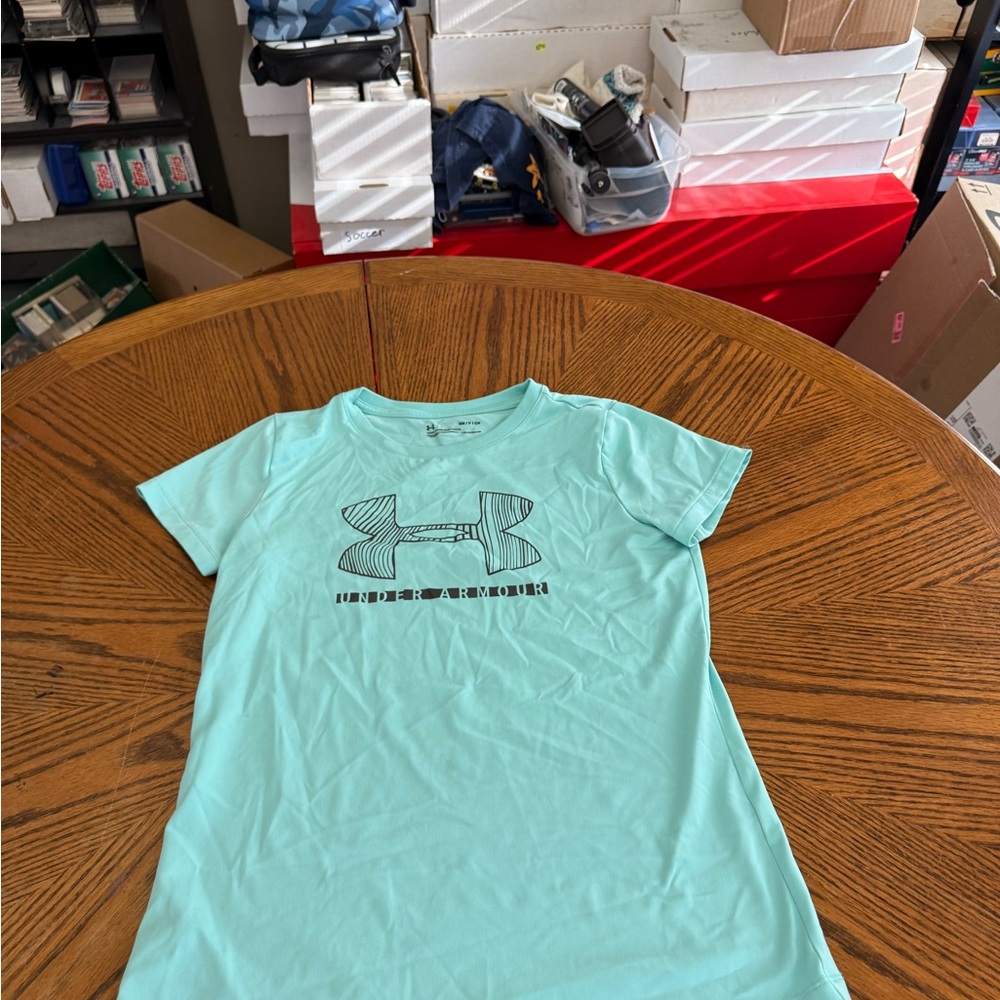 Under Armour Light Blue HeatGear Tee